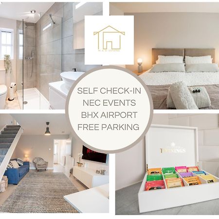 Stunning Abode 5 Min From Nec & Bhx, Pets Allowed Marston Green Eksteriør bilde