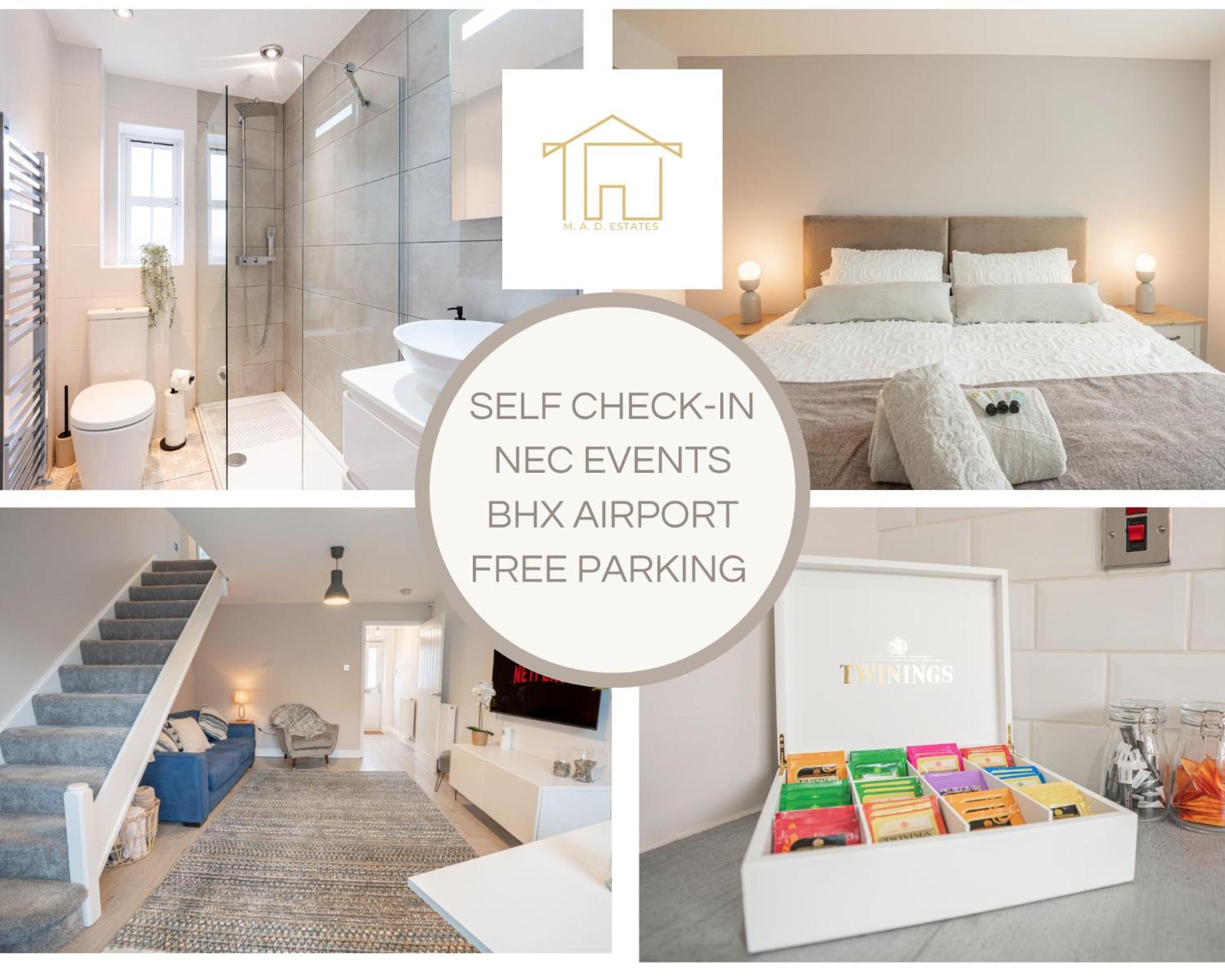 Stunning Abode 5 Min From Nec & Bhx, Pets Allowed Marston Green Eksteriør bilde